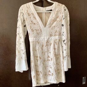 Hello Molly White Lace Dress